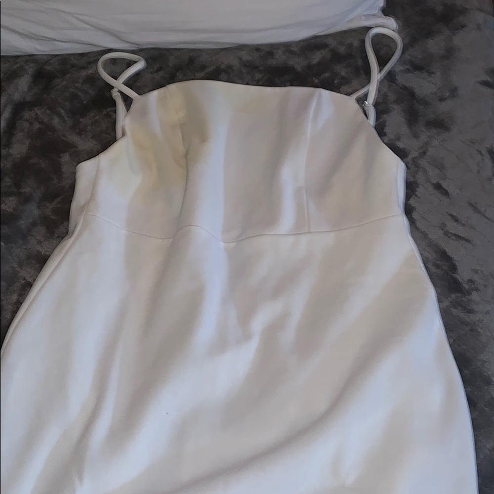 brand new body con white dress